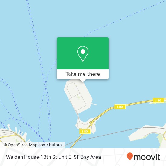 Mapa de Walden House-13th St Unit E