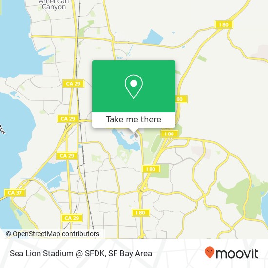 Sea Lion Stadium @ SFDK map