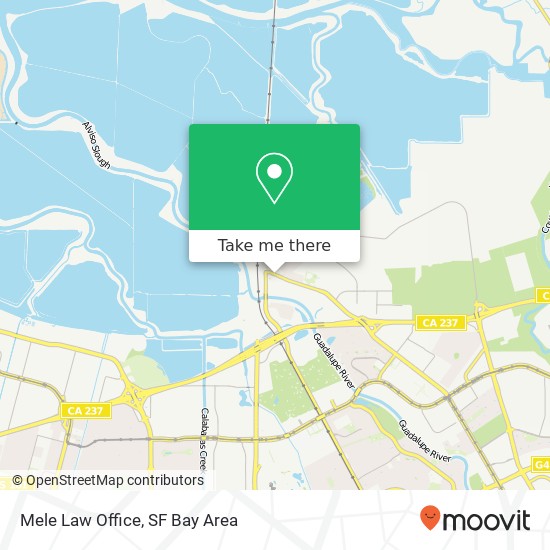 Mele Law Office map
