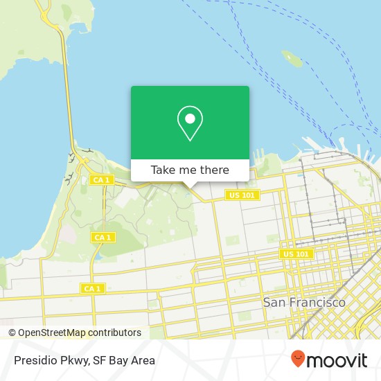 Presidio Pkwy map