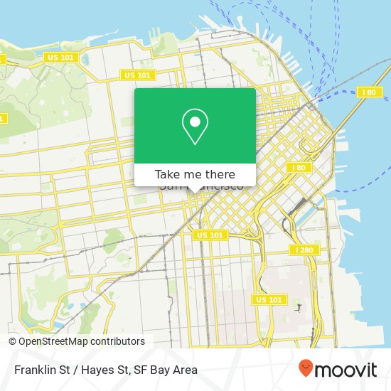 Mapa de Franklin St / Hayes St