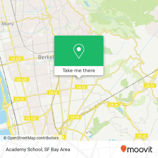 Academy School map