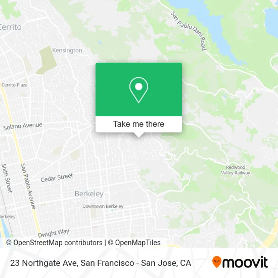 Mapa de 23 Northgate Ave