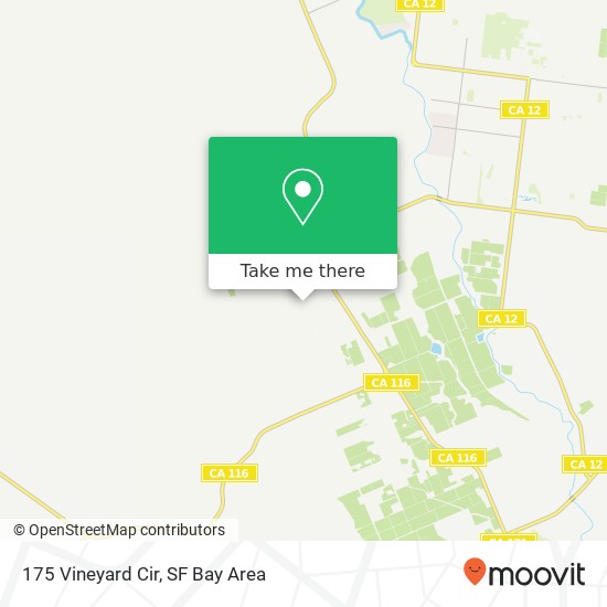 Mapa de 175 Vineyard Cir