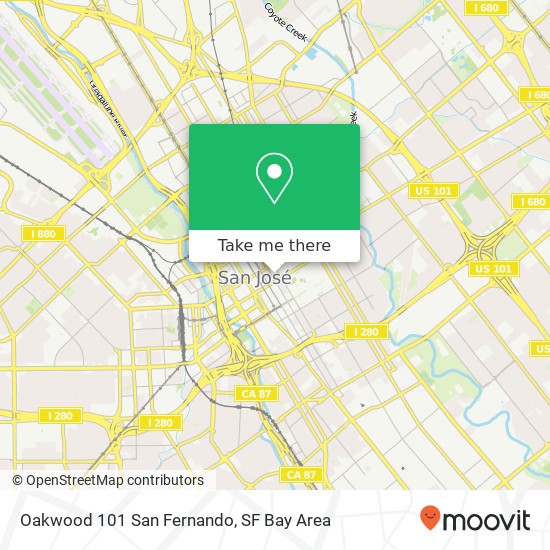 Mapa de Oakwood 101 San Fernando