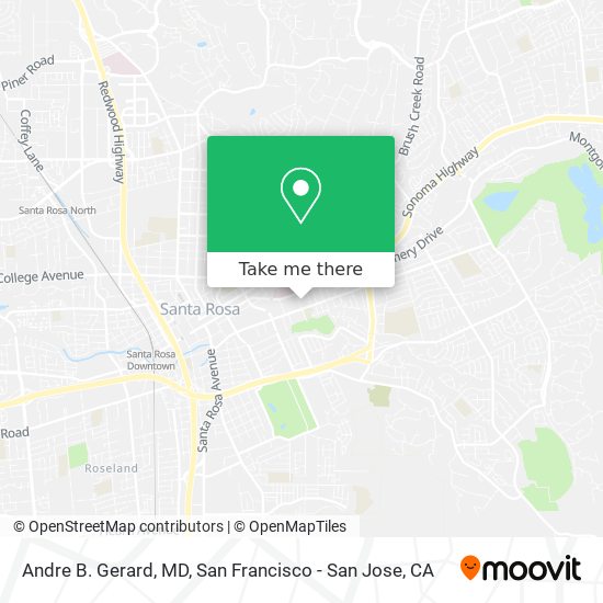 Mapa de Andre B. Gerard, MD