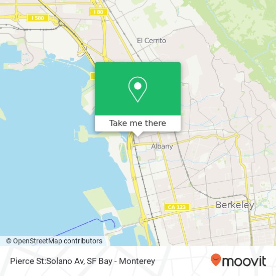 Pierce St:Solano Av map