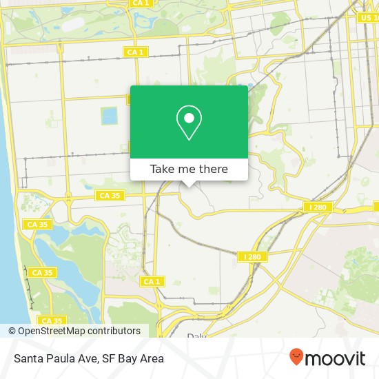 Mapa de Santa Paula Ave
