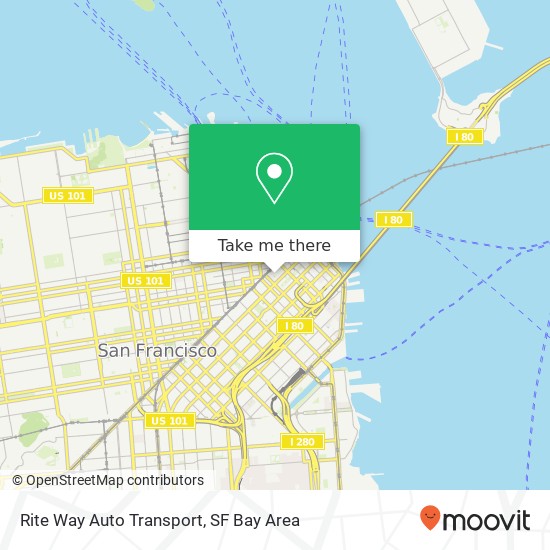 Mapa de Rite Way Auto Transport