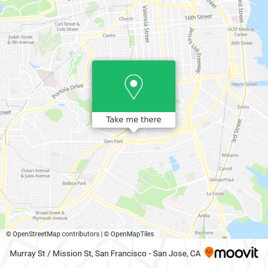 Murray St / Mission St map