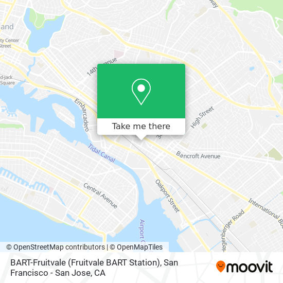 Mapa de BART-Fruitvale (Fruitvale BART Station)