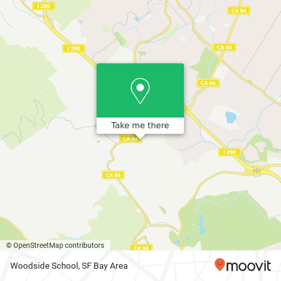 Woodside School map