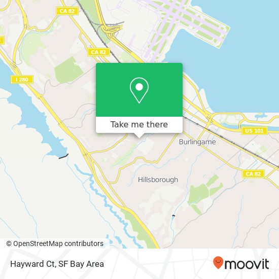 Mapa de Hayward Ct