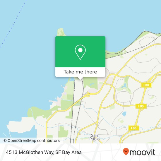 Mapa de 4513 McGlothen Way