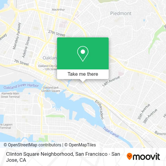 Clinton Square Neighborhood map