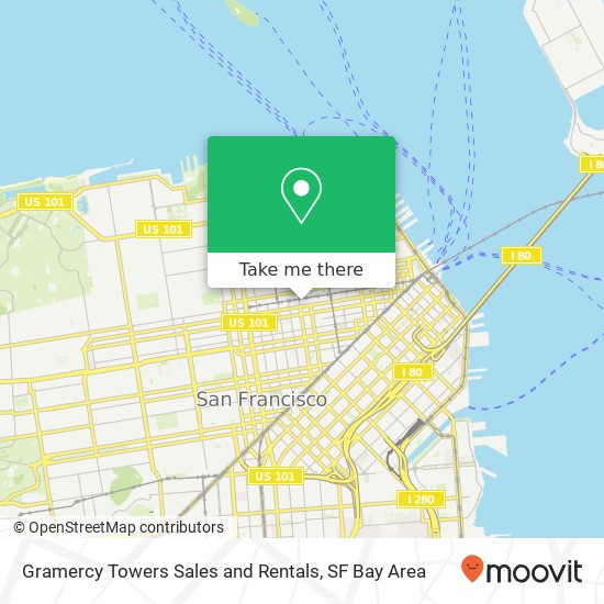 Mapa de Gramercy Towers Sales and Rentals