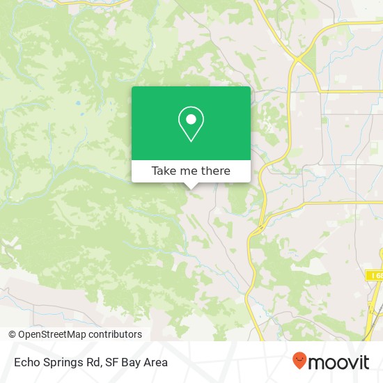 Echo Springs Rd map