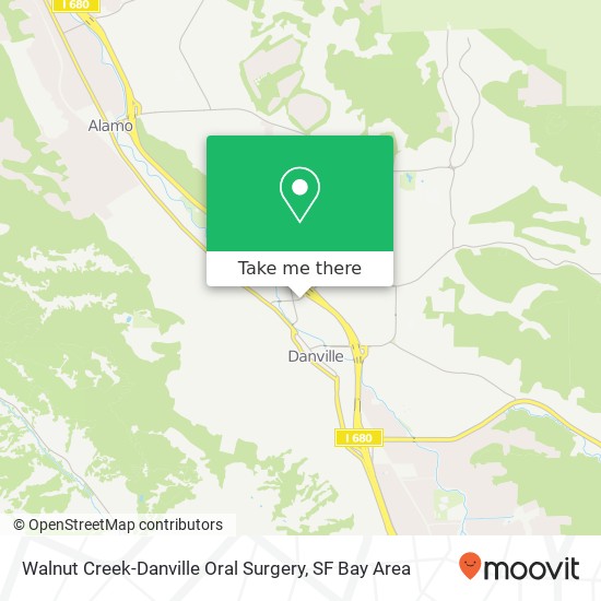 Mapa de Walnut Creek-Danville Oral Surgery