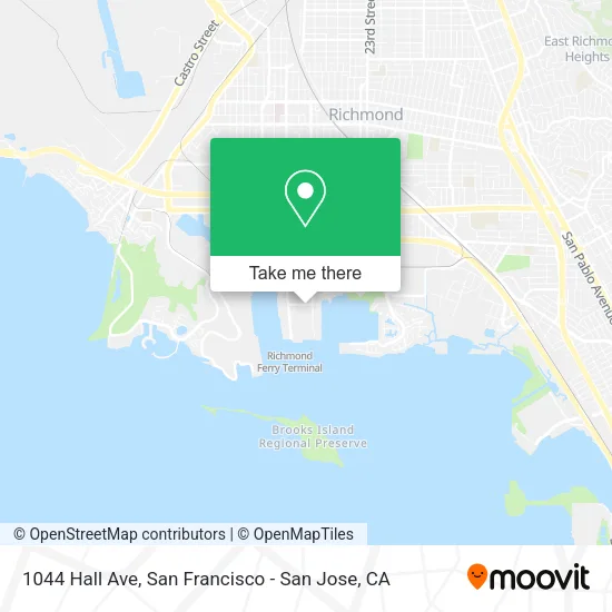 Mapa de 1044 Hall Ave
