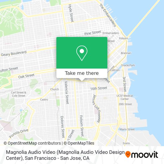 Mapa de Magnolia Audio Video (Magnolia Audio Video Design Center)