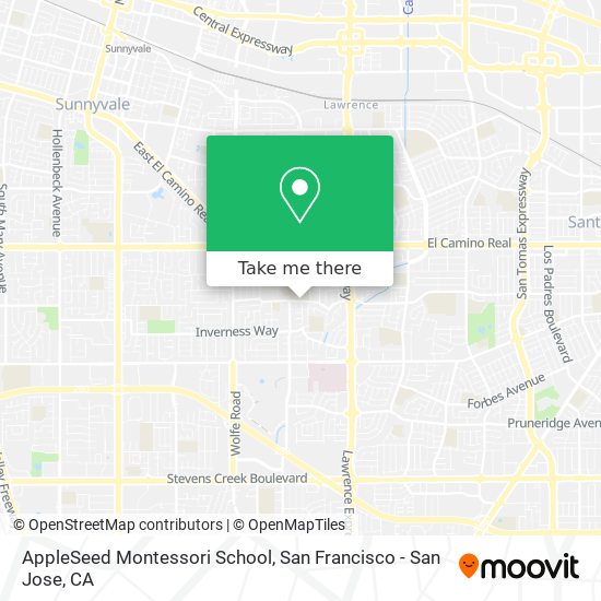 Mapa de AppleSeed Montessori School