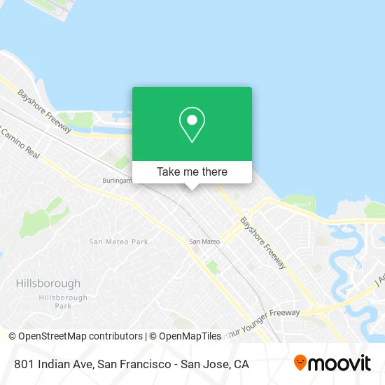 Mapa de 801 Indian Ave
