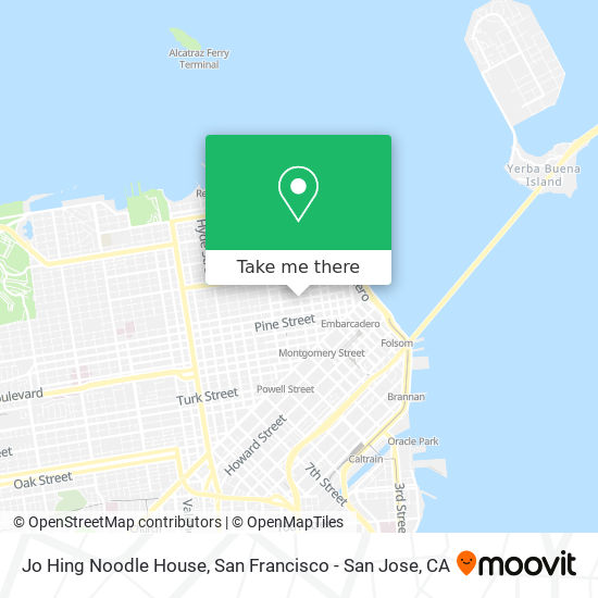 Mapa de Jo Hing Noodle House