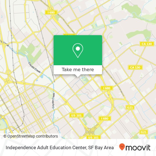 Independence Adult Education Center map