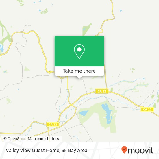 Valley View Guest Home map