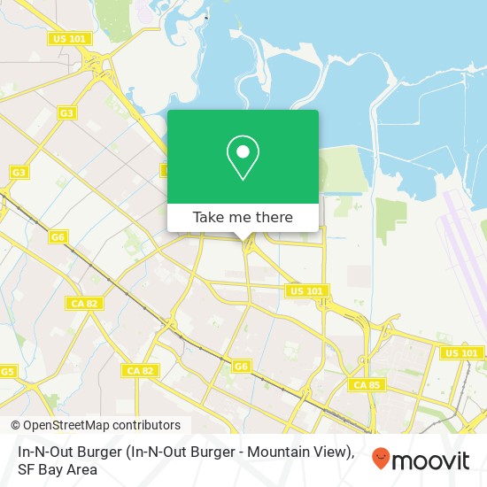 In-N-Out Burger (In-N-Out Burger - Mountain View) map