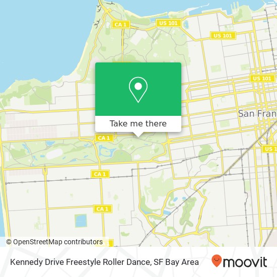 Kennedy Drive Freestyle Roller Dance map