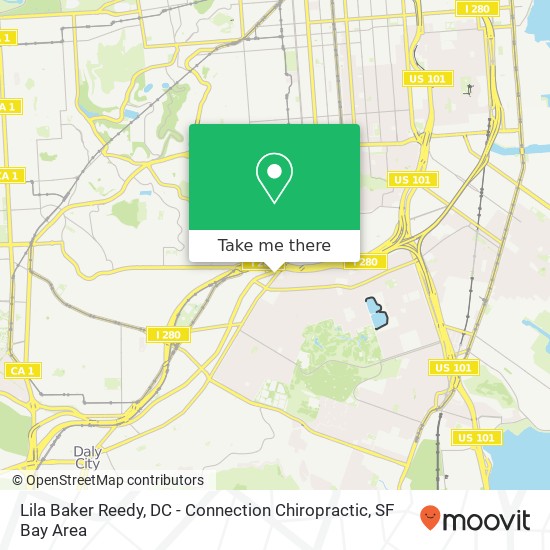 Lila Baker Reedy, DC - Connection Chiropractic map