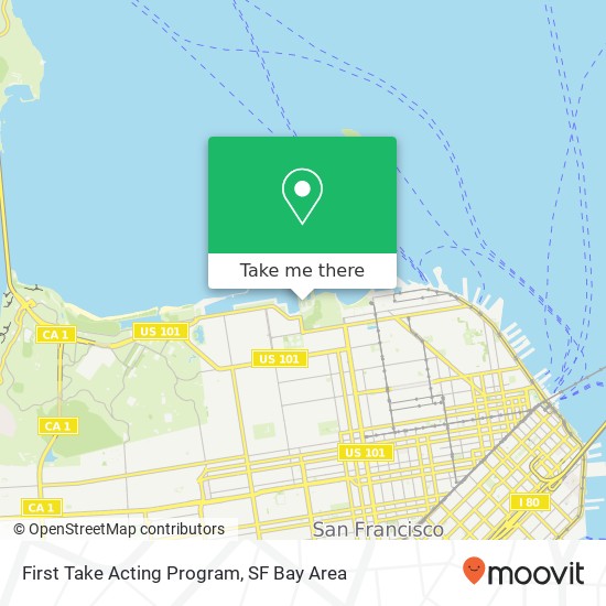 Mapa de First Take Acting Program