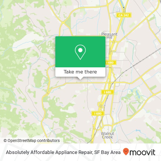 Mapa de Absolutely Affordable Appliance Repair