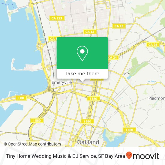 Tiny Home Wedding Music & DJ Service map