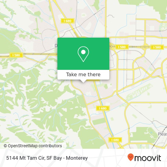 Mapa de 5144 Mt Tam Cir