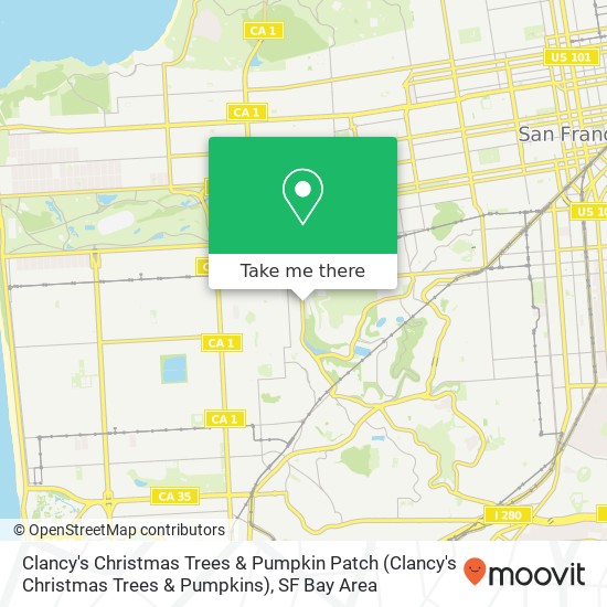 Mapa de Clancy's Christmas Trees & Pumpkin Patch (Clancy's Christmas Trees & Pumpkins)