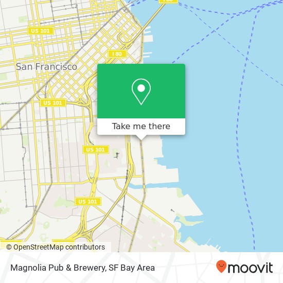 Mapa de Magnolia Pub & Brewery