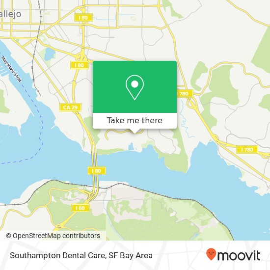 Southampton Dental Care map