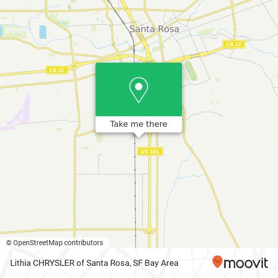 Mapa de Lithia CHRYSLER of Santa Rosa