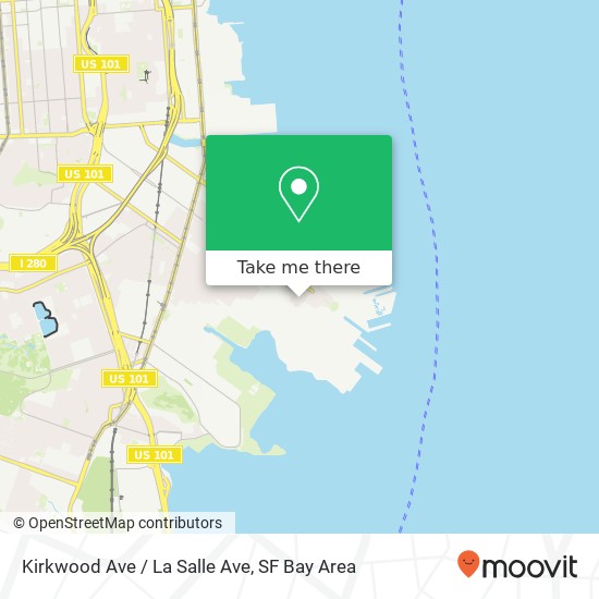 Mapa de Kirkwood Ave / La Salle Ave