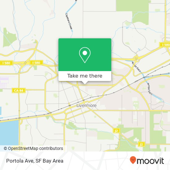 Mapa de Portola Ave