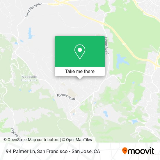 Mapa de 94 Palmer Ln