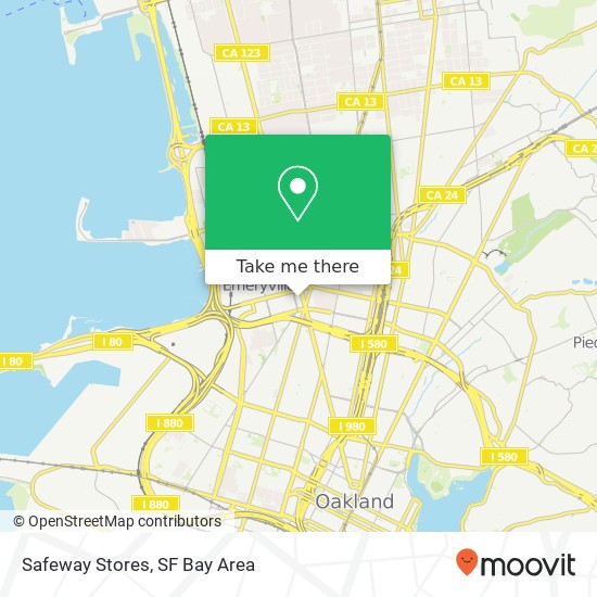 Safeway Stores map