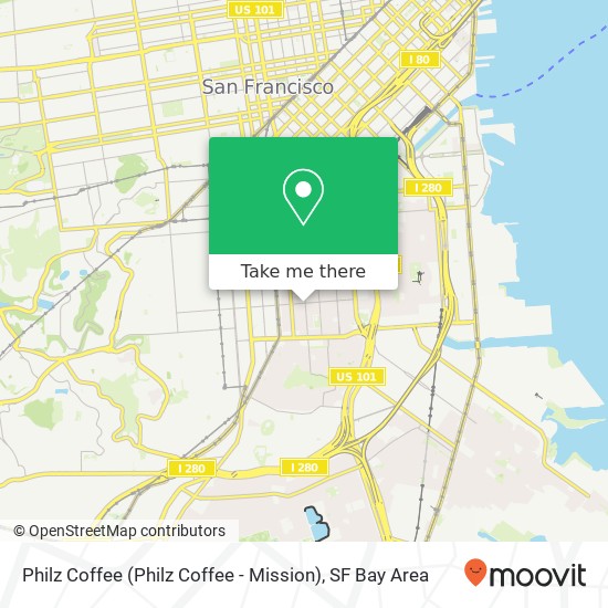 Philz Coffee (Philz Coffee - Mission) map