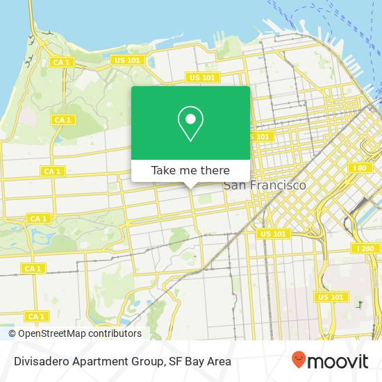 Divisadero Apartment Group map