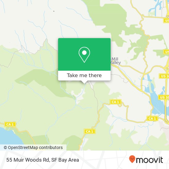 55 Muir Woods Rd map