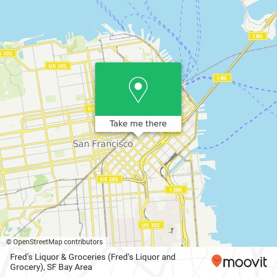 Mapa de Fred's Liquor & Groceries (Fred's Liquor and Grocery)