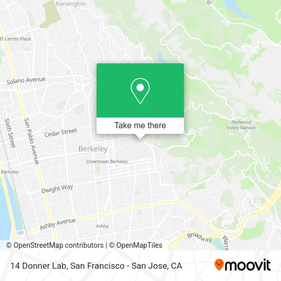Mapa de 14 Donner Lab