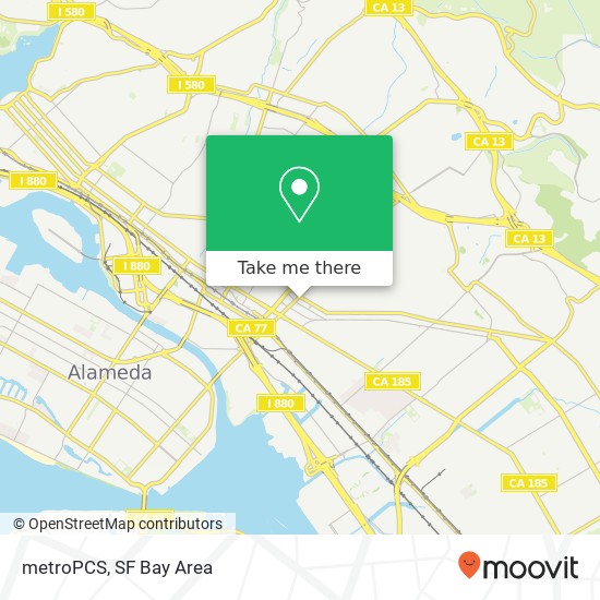 metroPCS map